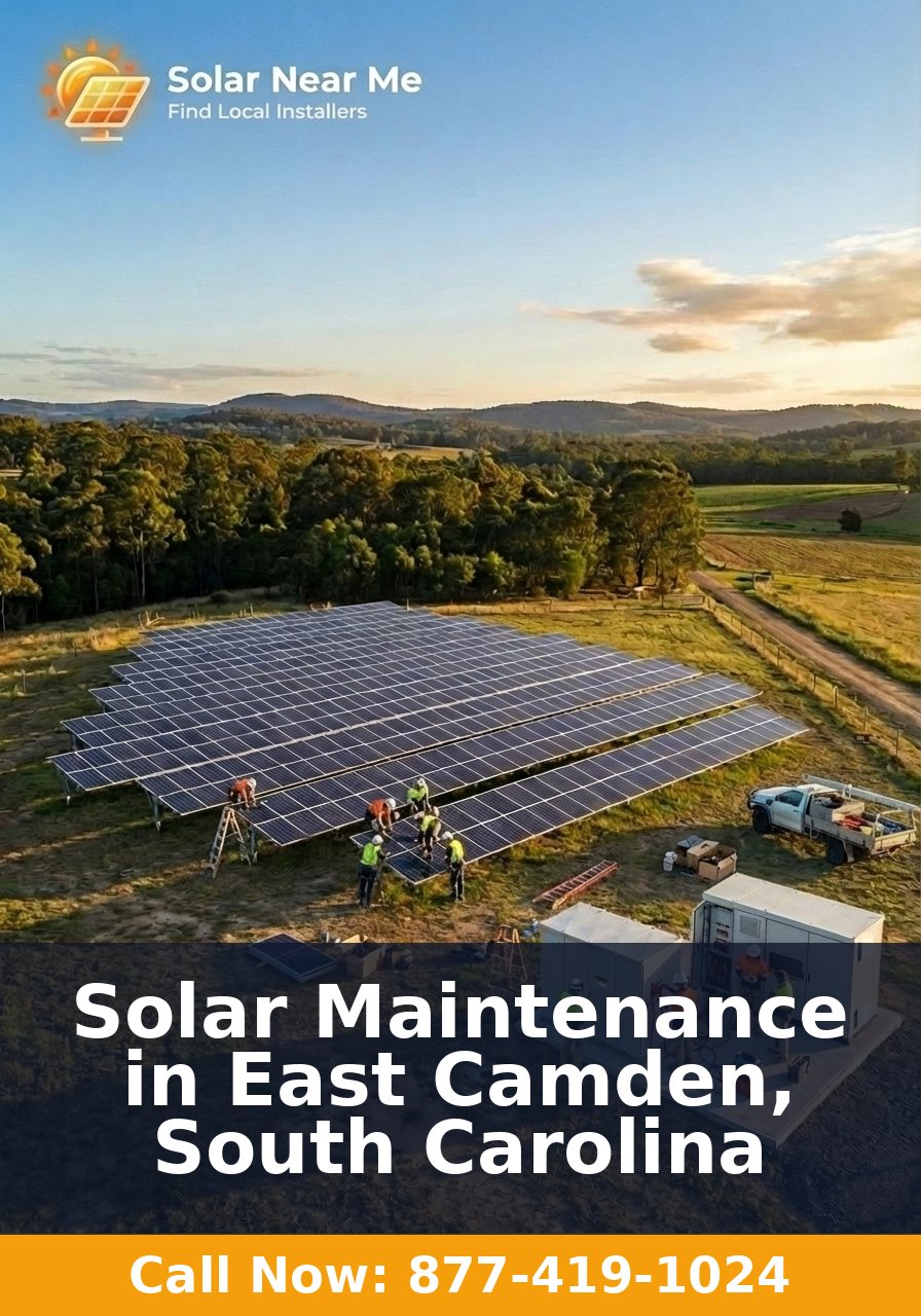 Solar Maintenance in East Camden, South Carolina