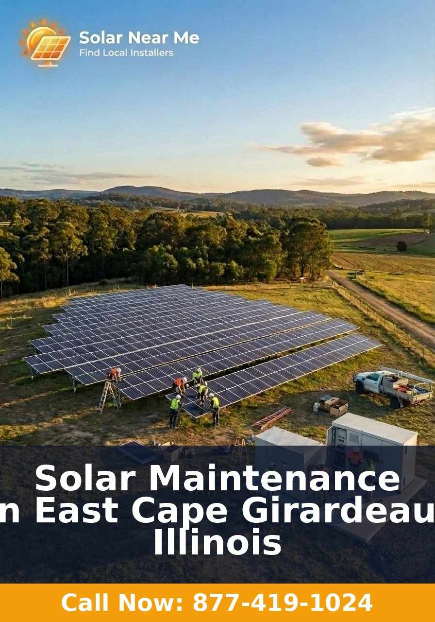 Solar Maintenance in East Cape Girardeau, Illinois