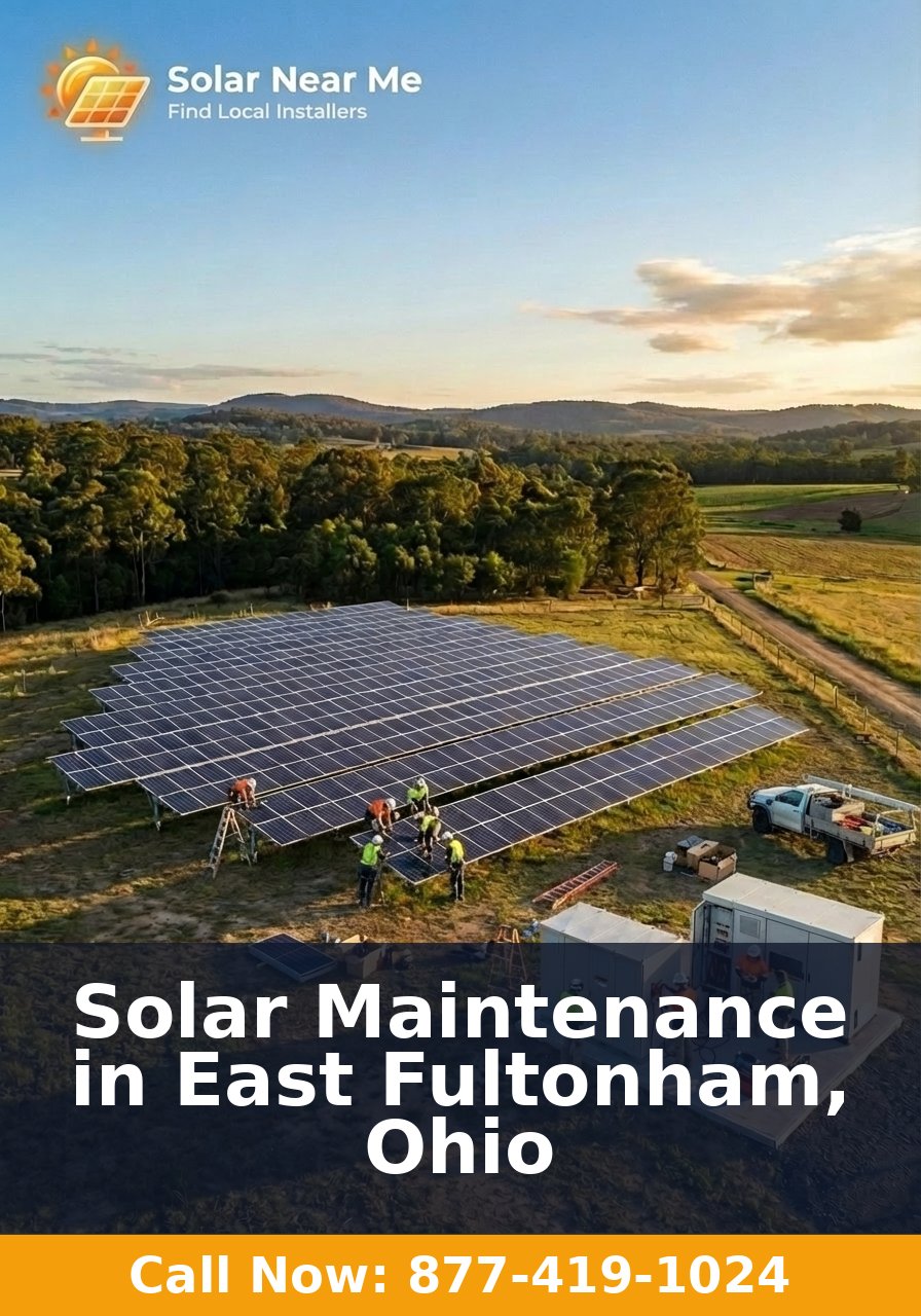 Solar Maintenance in East Fultonham, Ohio