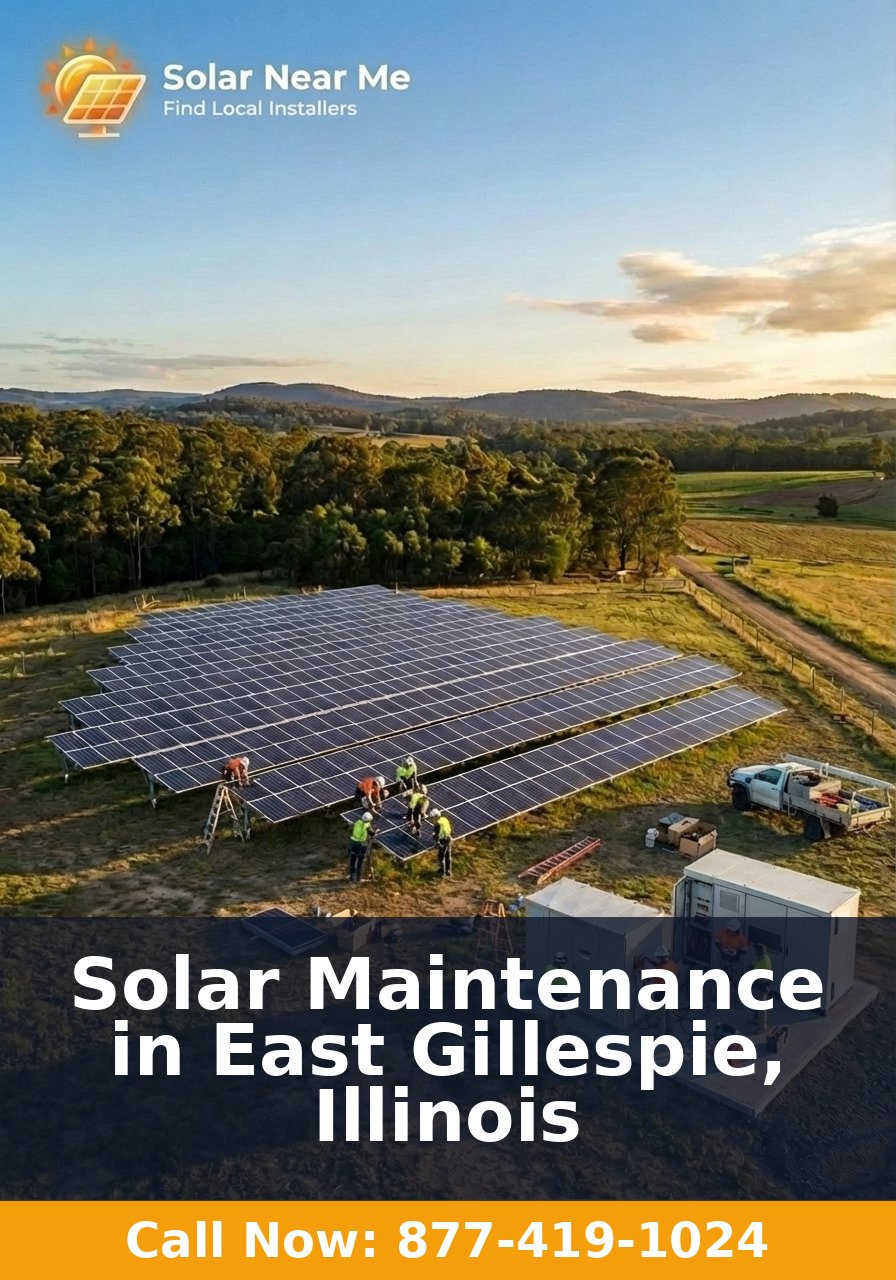Solar Maintenance in East Gillespie, Illinois
