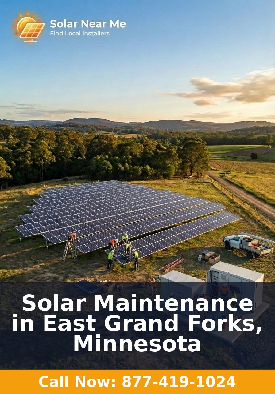 Solar Maintenance in East Grand Forks, Minnesota