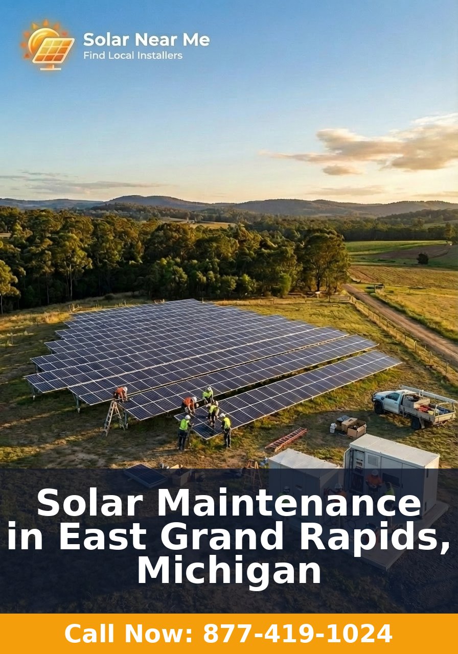 Solar Maintenance in East Grand Rapids, Michigan