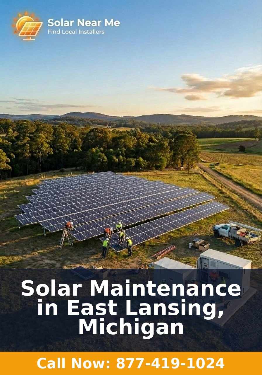 Solar Maintenance in East Lansing, Michigan