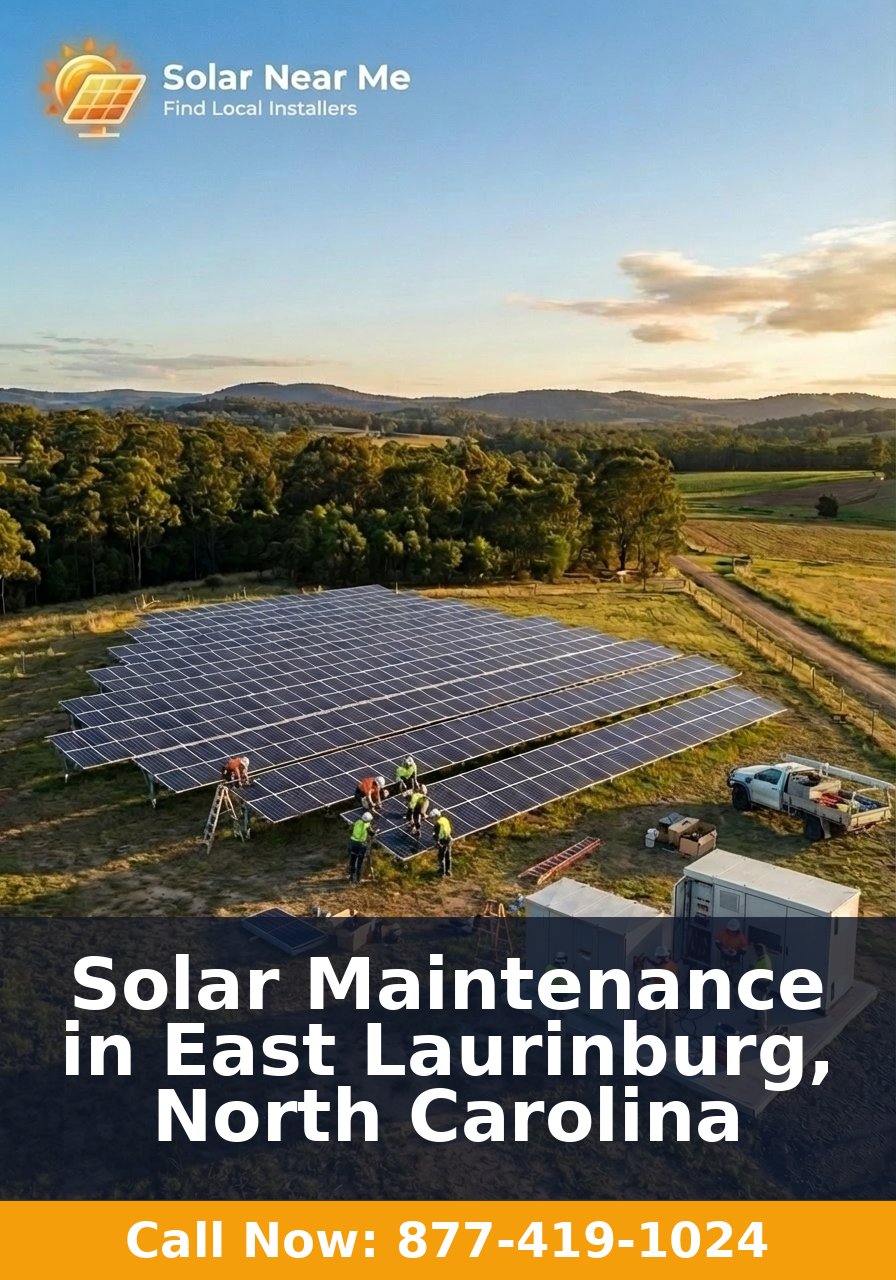 Solar Maintenance in East Laurinburg, North Carolina