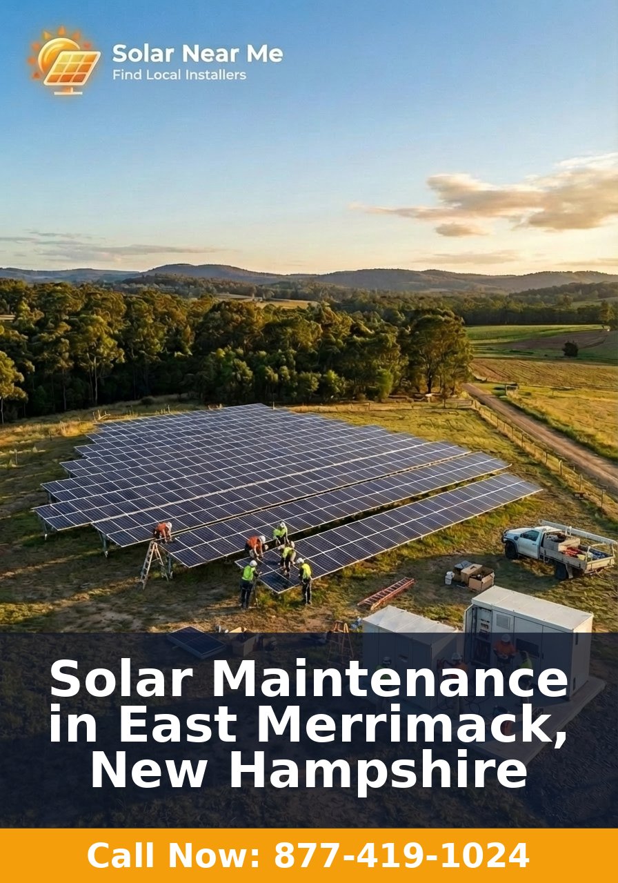 Solar Maintenance in East Merrimack, New Hampshire