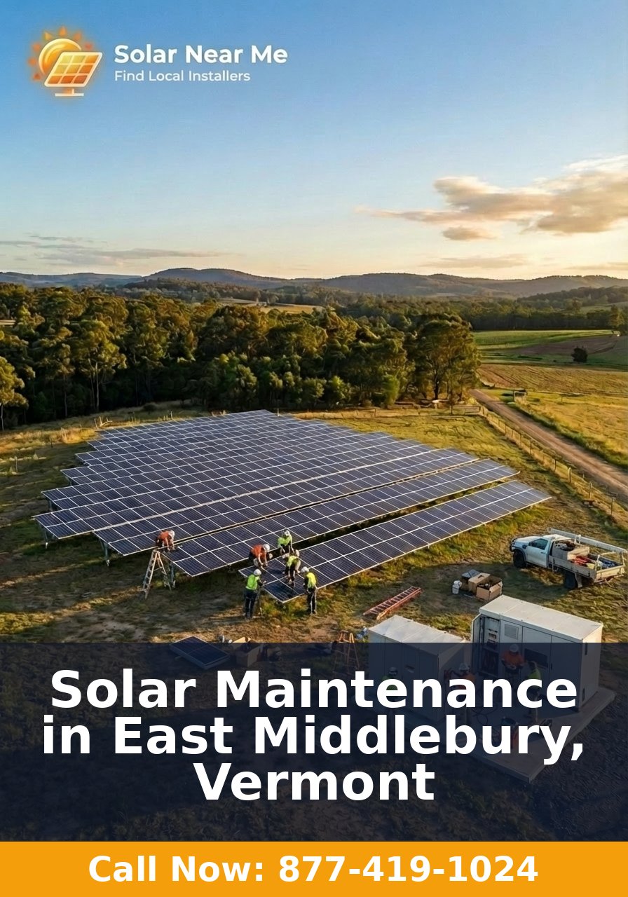 Solar Maintenance in East Middlebury, Vermont