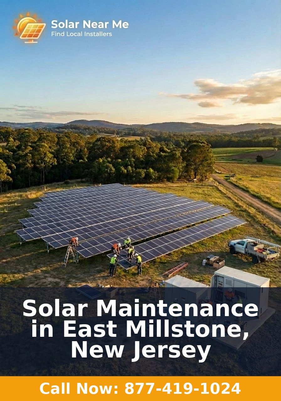 Solar Maintenance in East Millstone, New Jersey