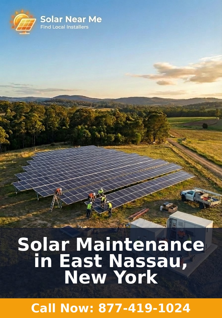 Solar Maintenance in East Nassau, New York