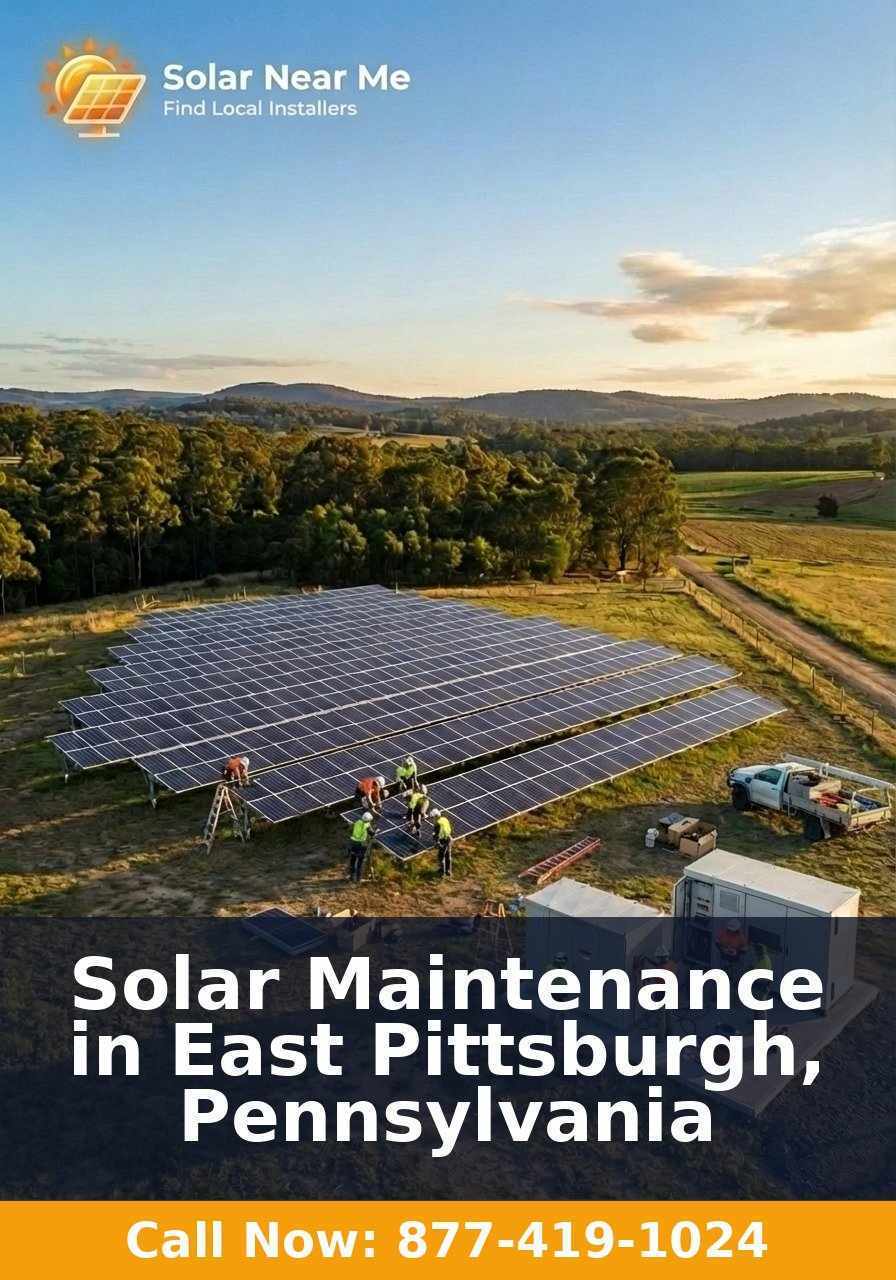 Solar Maintenance in East Pittsburgh, Pennsylvania