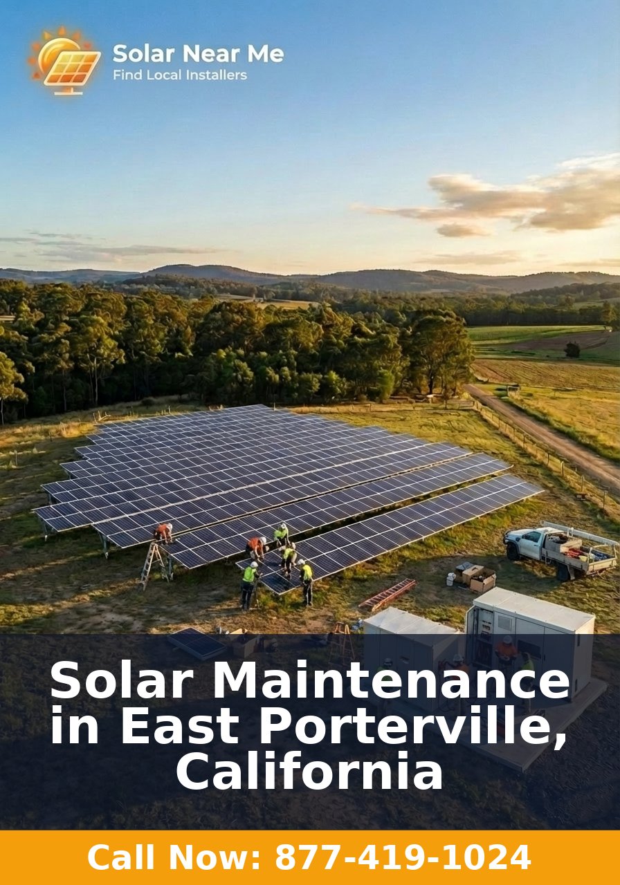 Solar Maintenance in East Porterville, California