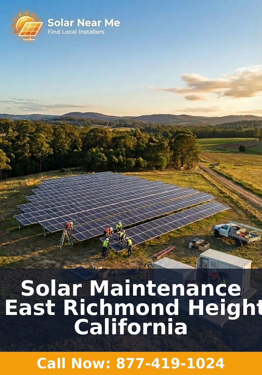 Solar Maintenance in East Richmond Heights, California