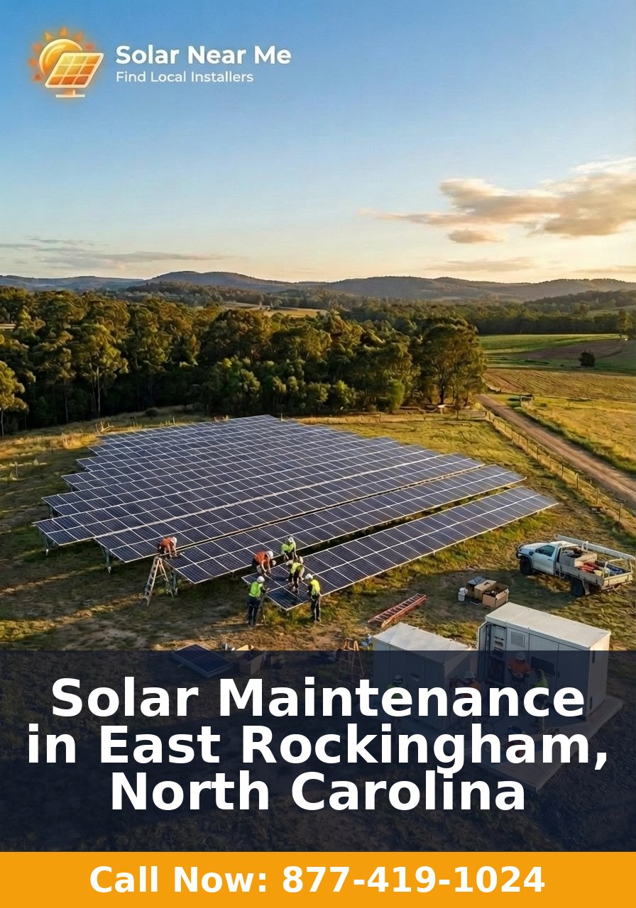 Solar Maintenance in East Rockingham, North Carolina