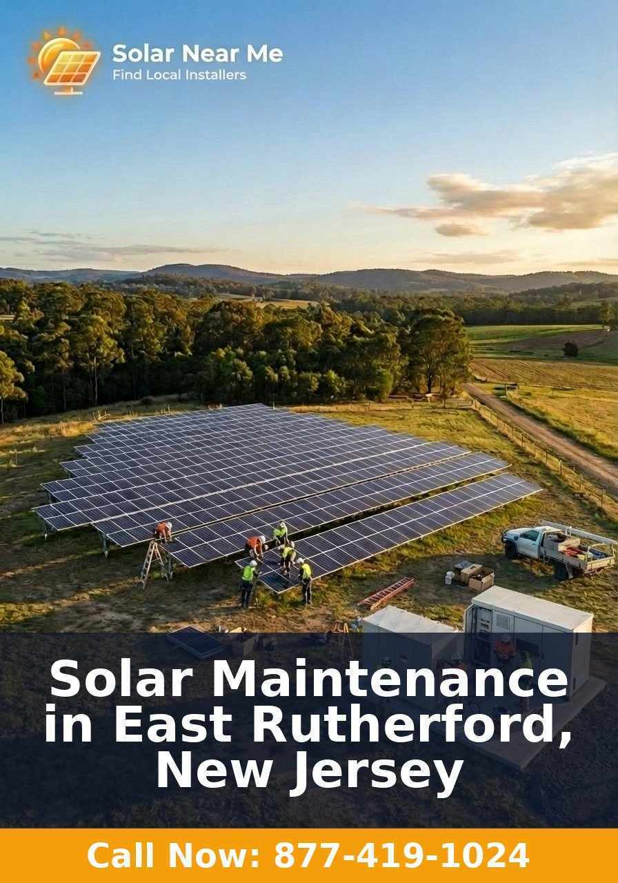 Solar Maintenance in East Rutherford, New Jersey