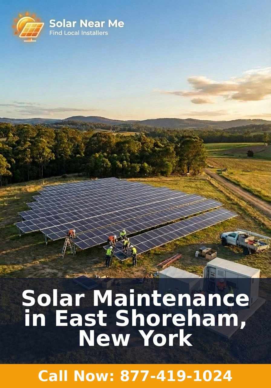 Solar Maintenance in East Shoreham, New York