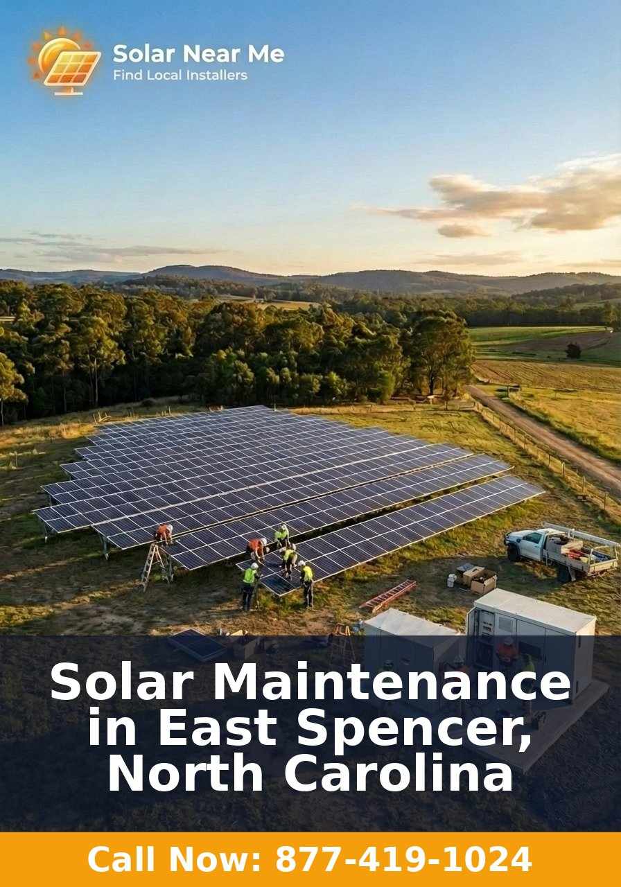 Solar Maintenance in East Spencer, North Carolina