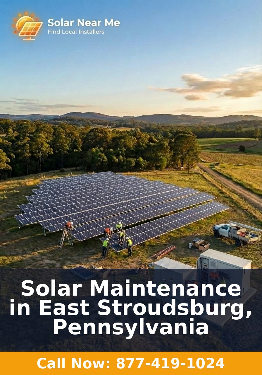 Solar Maintenance in East Stroudsburg, Pennsylvania