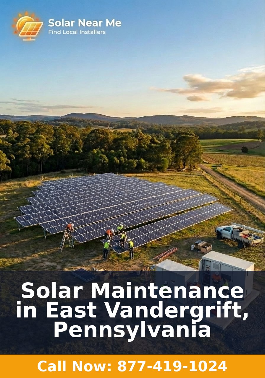 Solar Maintenance in East Vandergrift, Pennsylvania