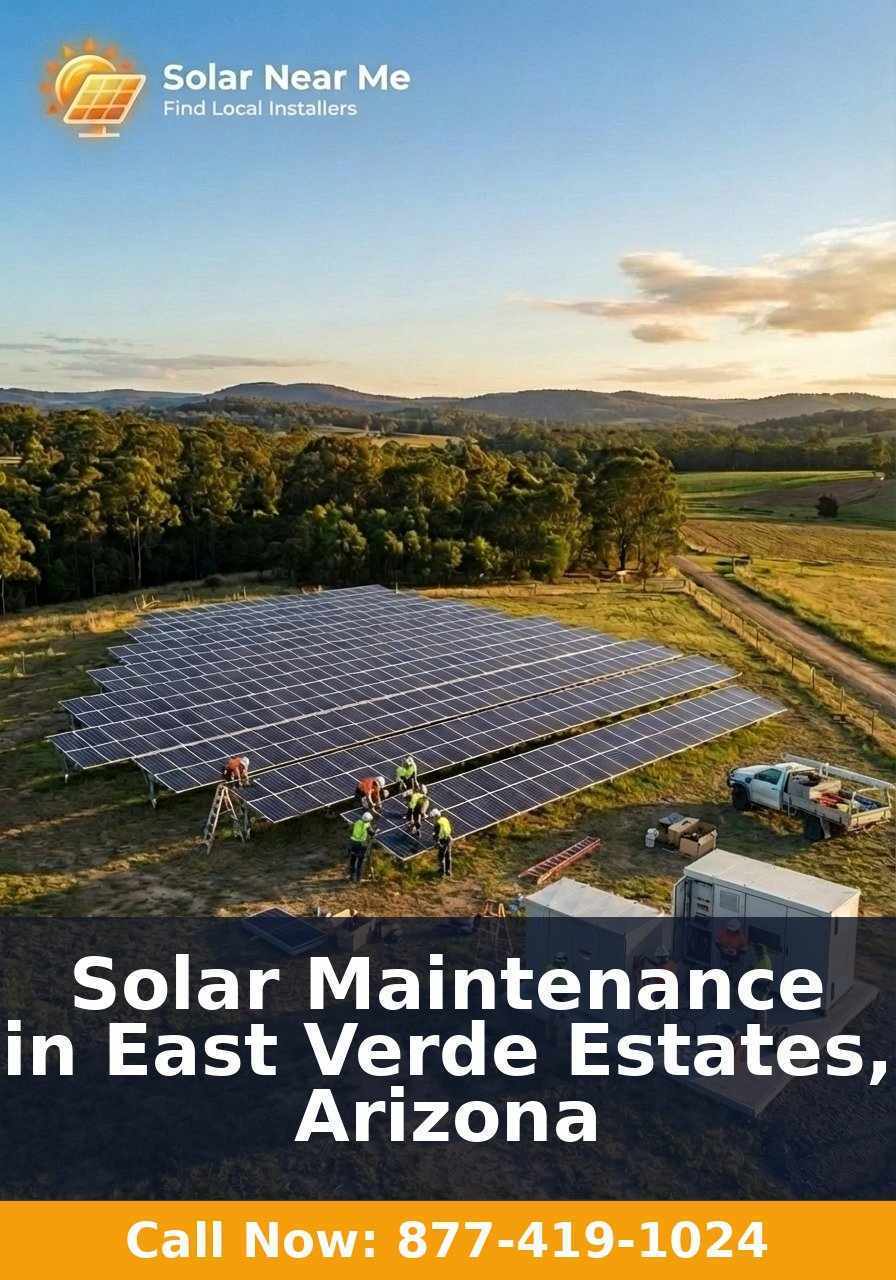 Solar Maintenance in East Verde Estates, Arizona