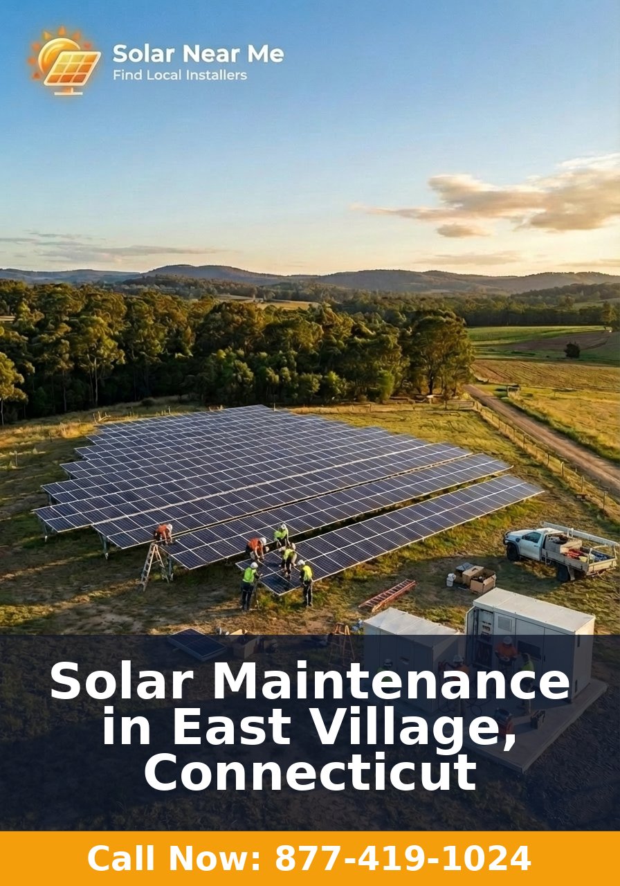 Solar Maintenance in East Village, Connecticut