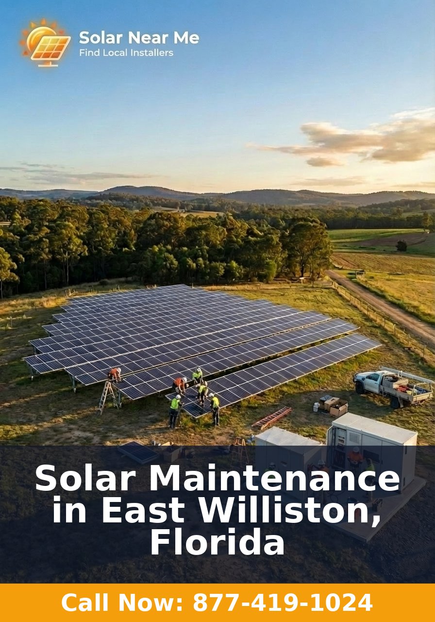 Solar Maintenance in East Williston, Florida