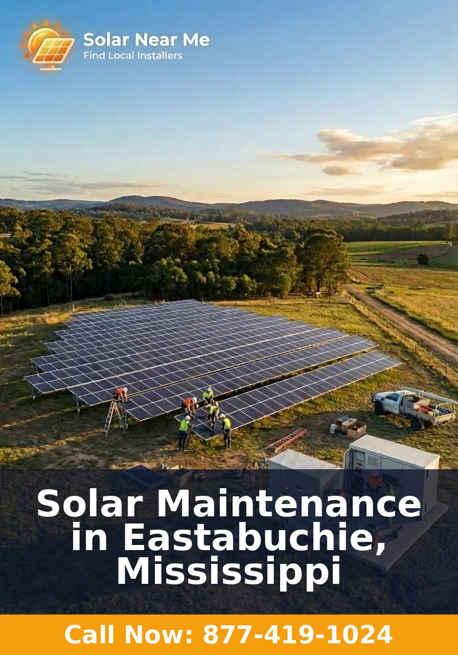 Solar Maintenance in Eastabuchie, Mississippi