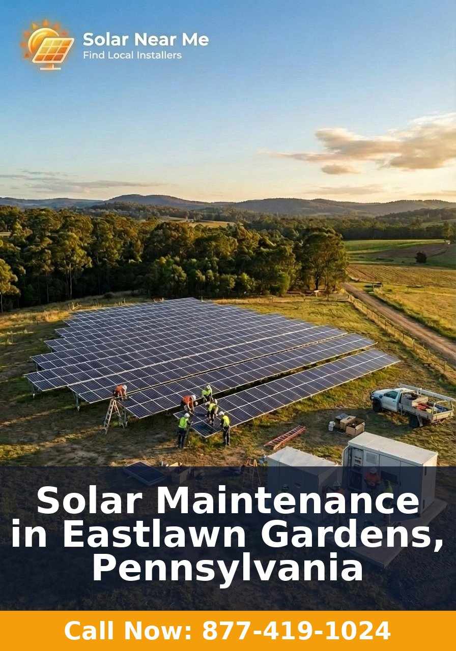 Solar Maintenance in Eastlawn Gardens, Pennsylvania