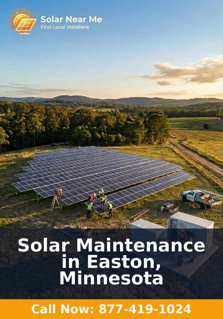 Solar Maintenance in Easton, Minnesota