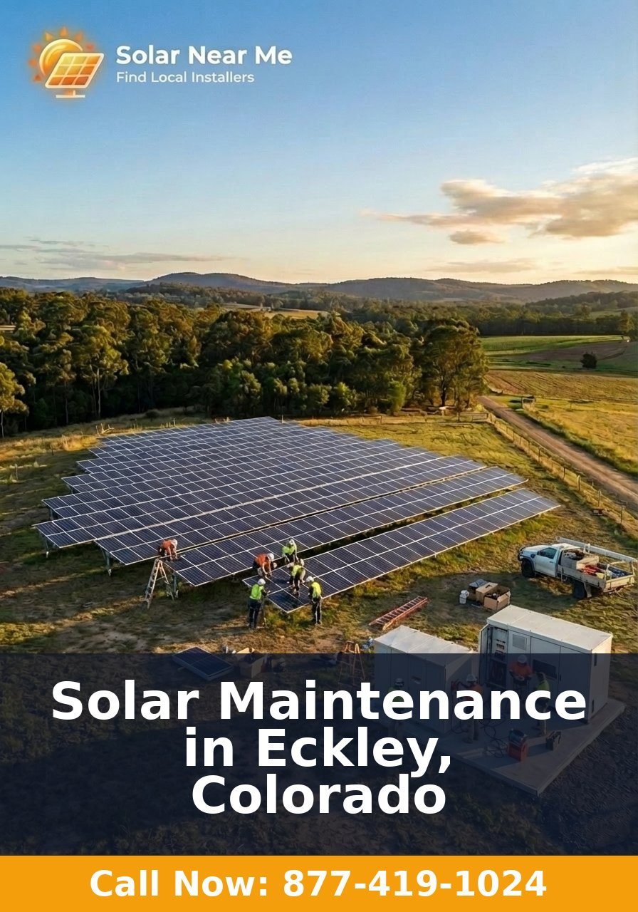 Solar Maintenance in Eckley, Colorado