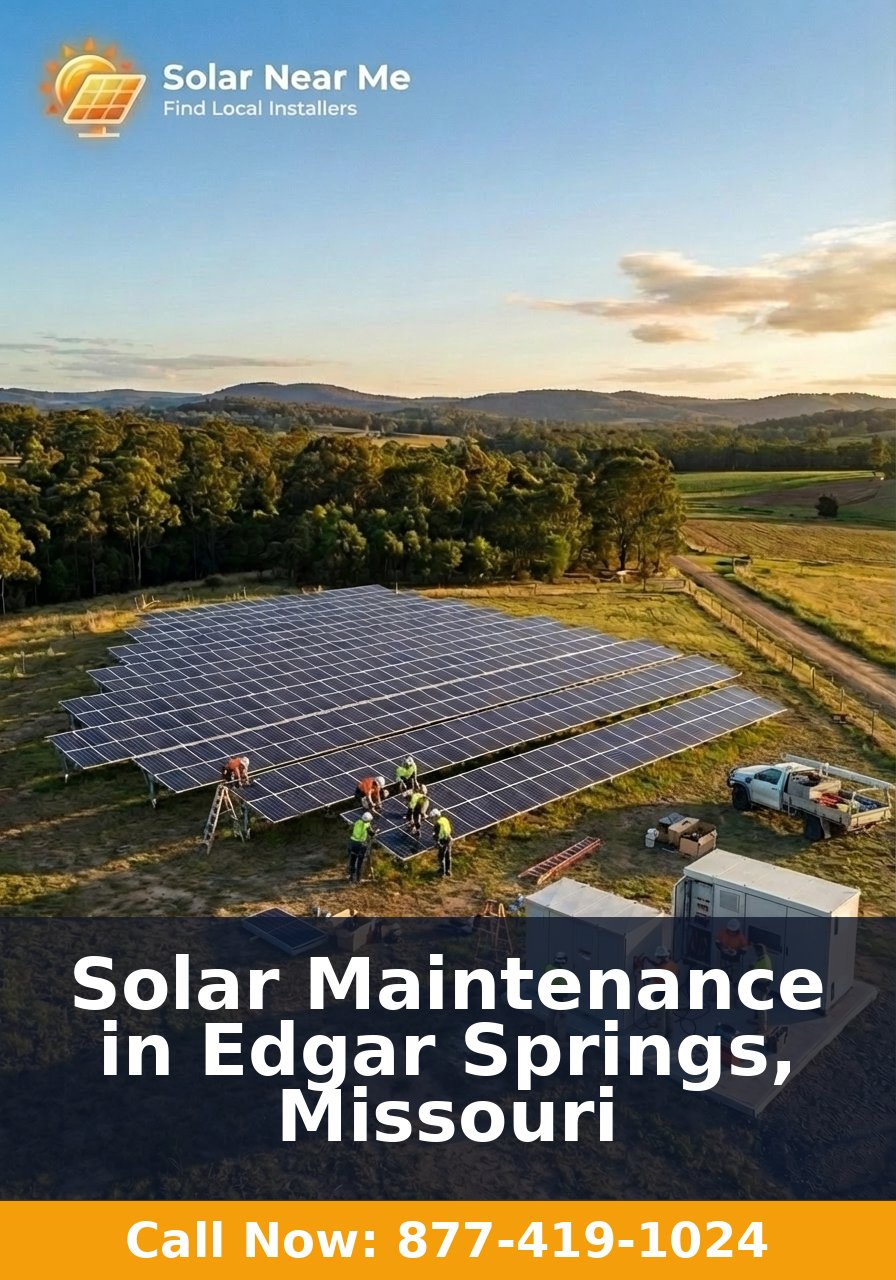 Solar Maintenance in Edgar Springs, Missouri