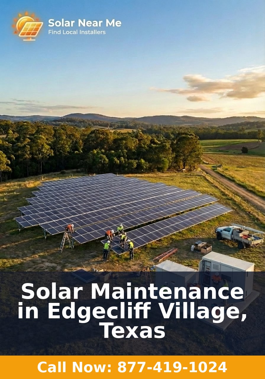 Solar Maintenance in Edgecliff Village, Texas