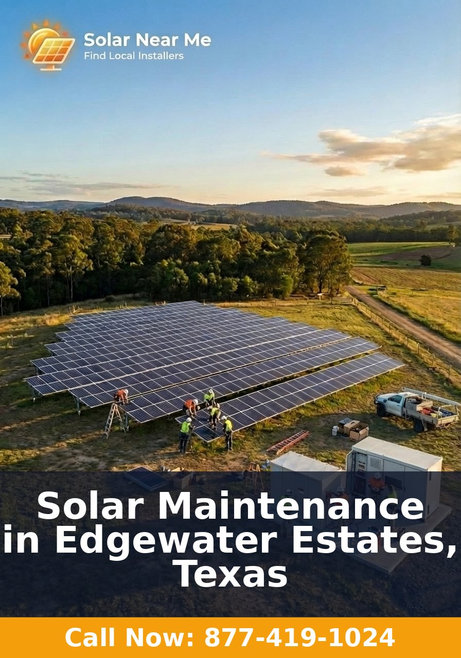 Solar Maintenance in Edgewater Estates, Texas