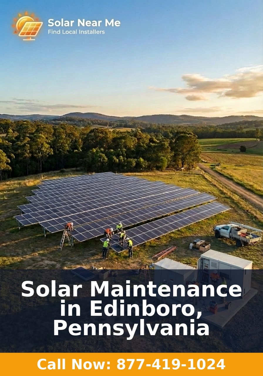 Solar Maintenance in Edinboro, Pennsylvania