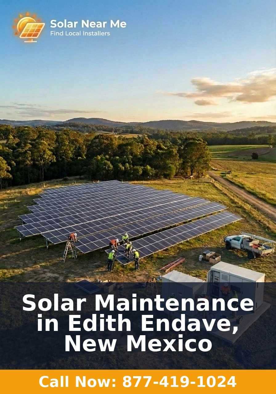 Solar Maintenance in Edith Endave, New Mexico