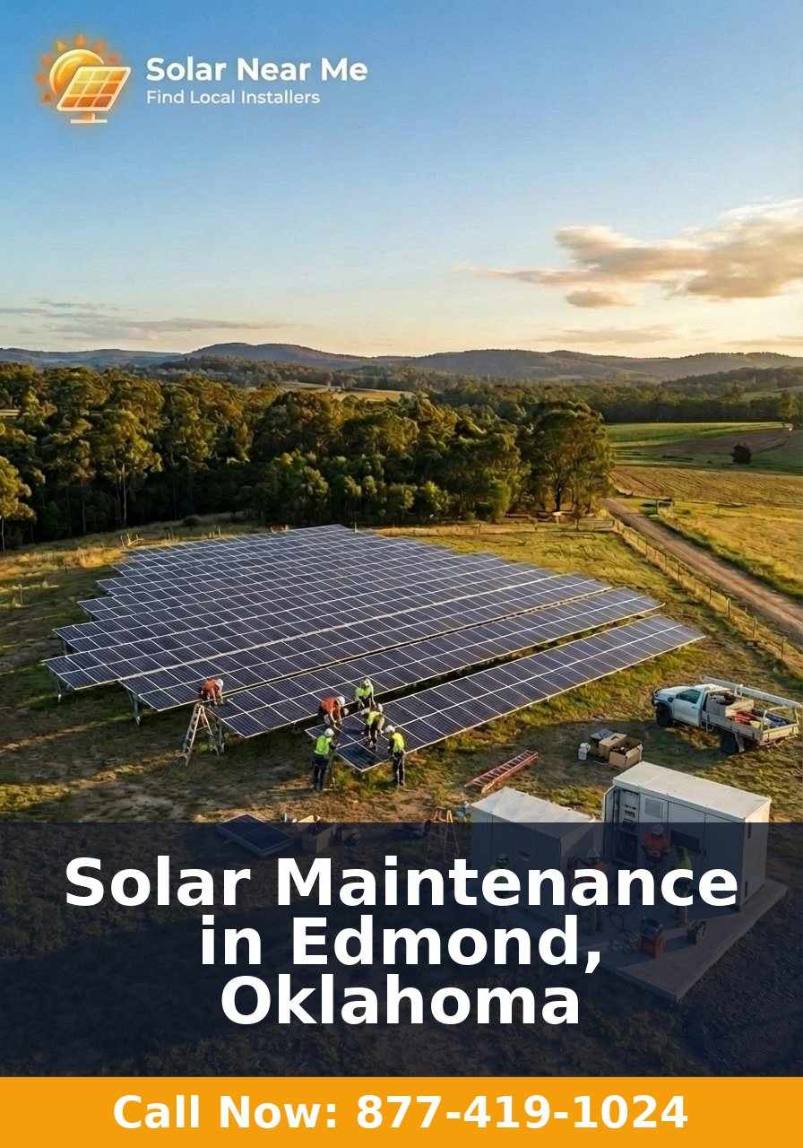 Solar Maintenance in Edmond, Oklahoma