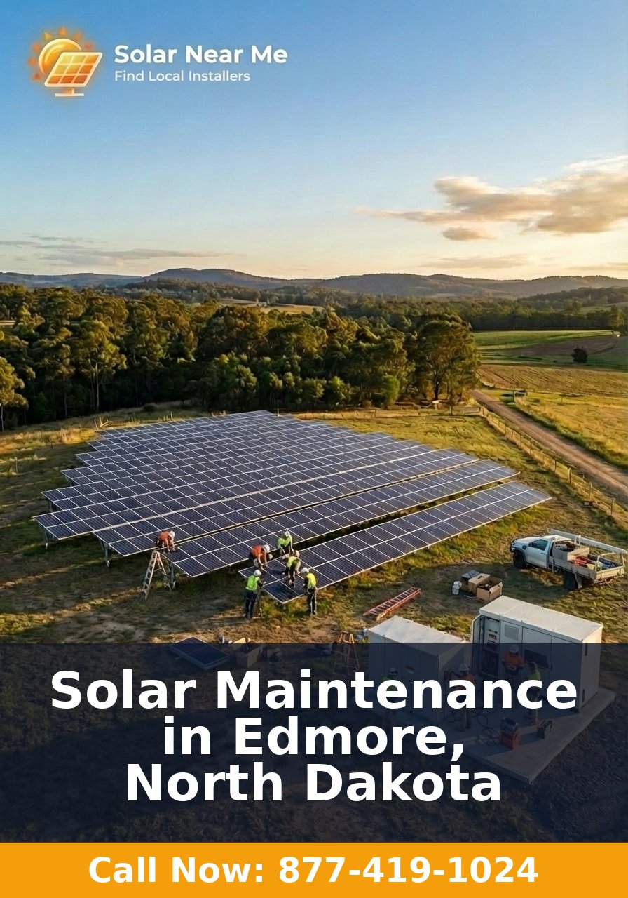 Solar Maintenance in Edmore, North Dakota