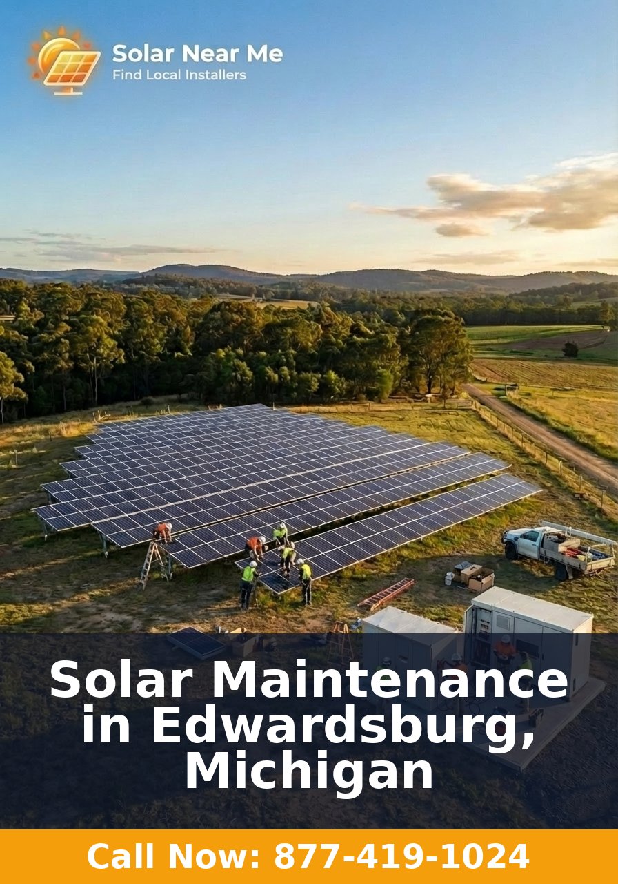 Solar Maintenance in Edwardsburg, Michigan