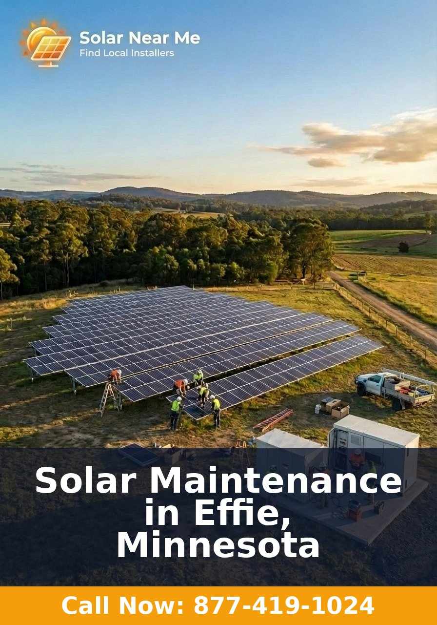 Solar Maintenance in Effie, Minnesota