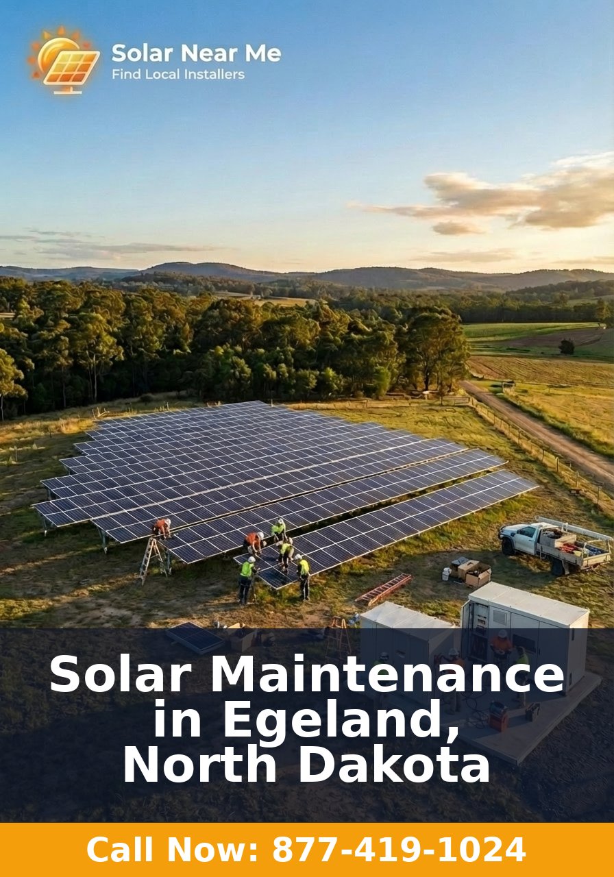 Solar Maintenance in Egeland, North Dakota