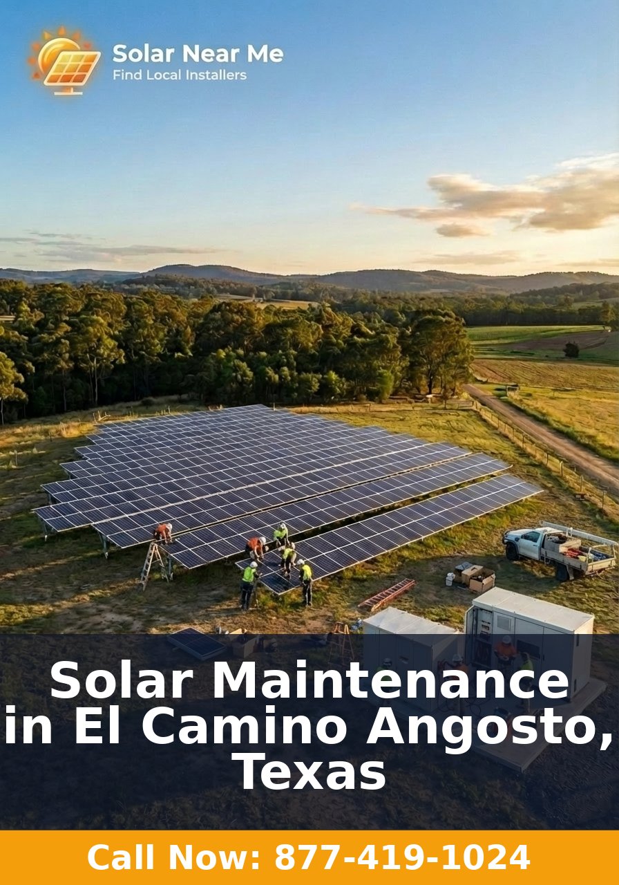 Solar Maintenance in El Camino Angosto, Texas