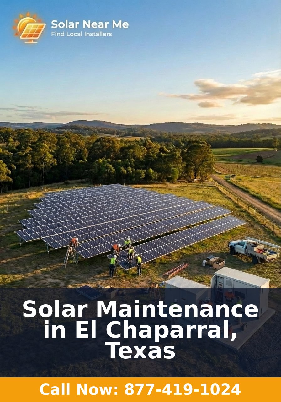 Solar Maintenance in El Chaparral, Texas