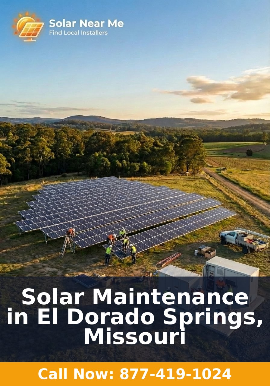Solar Maintenance in El Dorado Springs, Missouri