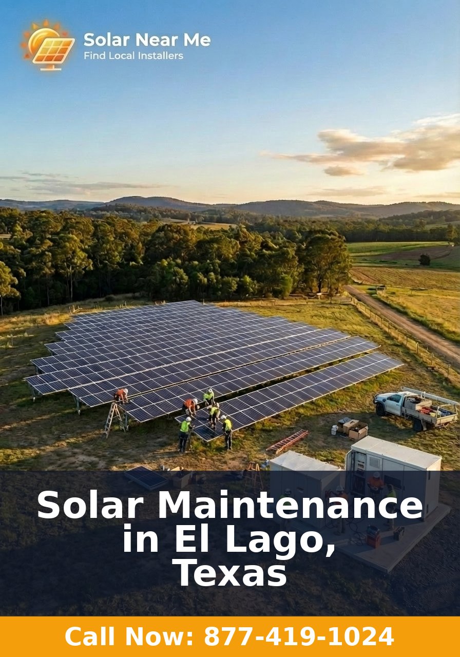 Solar Maintenance in El Lago, Texas
