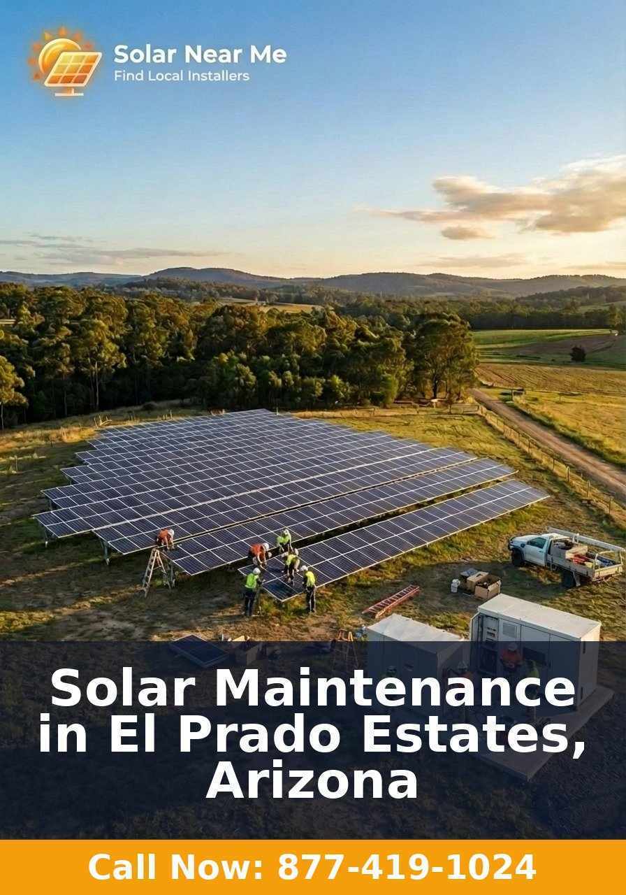 Solar Maintenance in El Prado Estates, Arizona