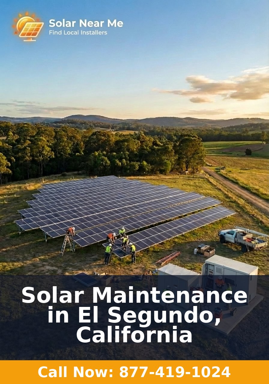 Solar Maintenance in El Segundo, California