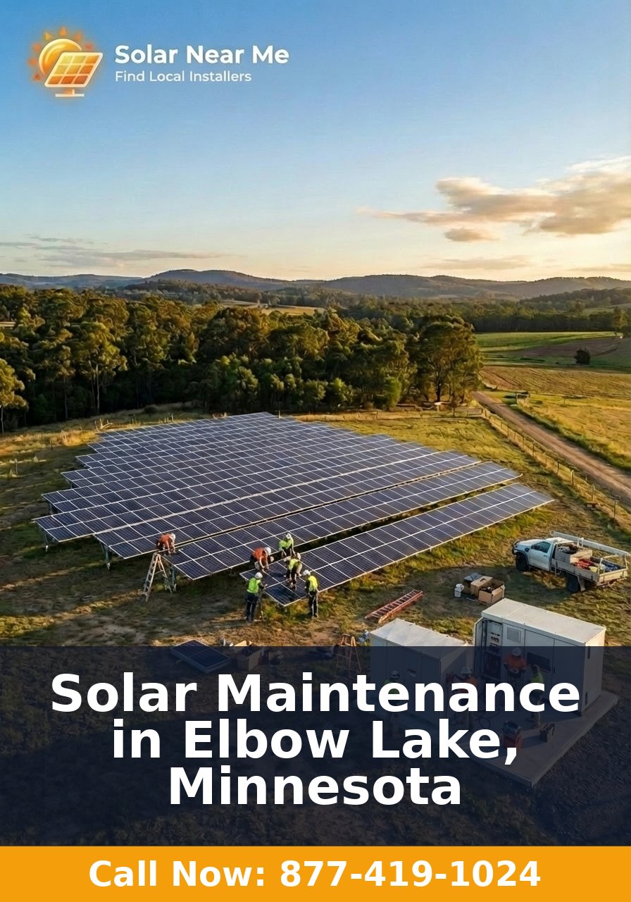 Solar Maintenance in Elbow Lake, Minnesota