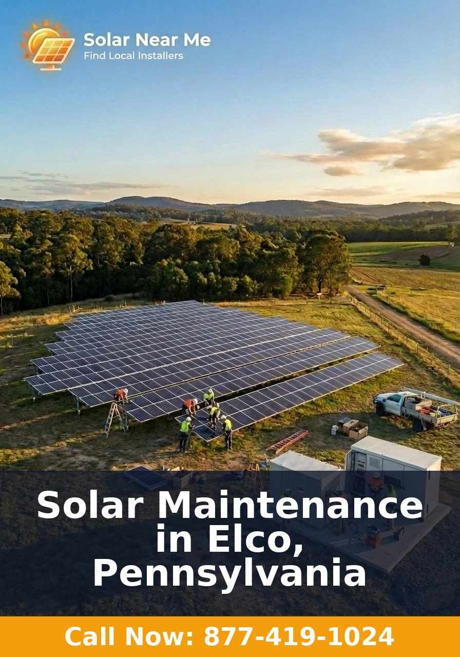 Solar Maintenance in Elco, Pennsylvania