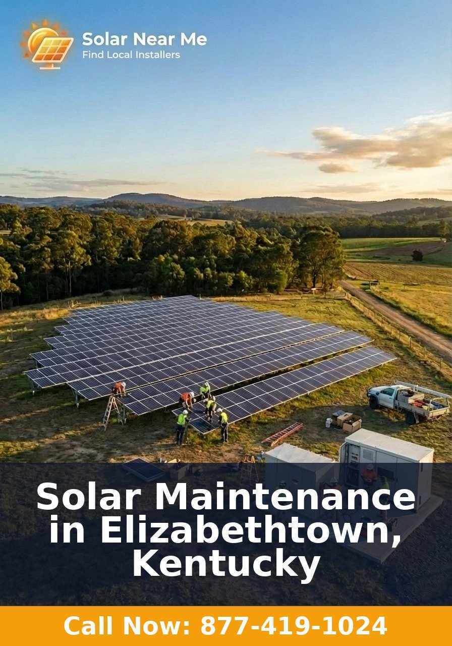 Solar Maintenance in Elizabethtown, Kentucky