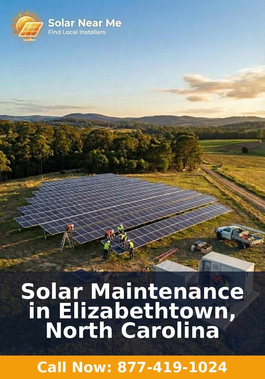 Solar Maintenance in Elizabethtown, North Carolina