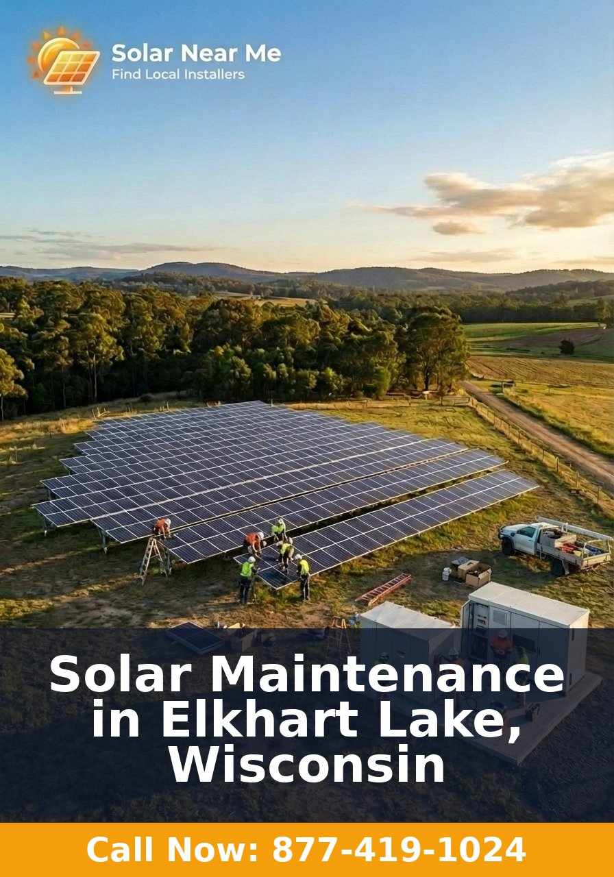 Solar Maintenance in Elkhart Lake, Wisconsin