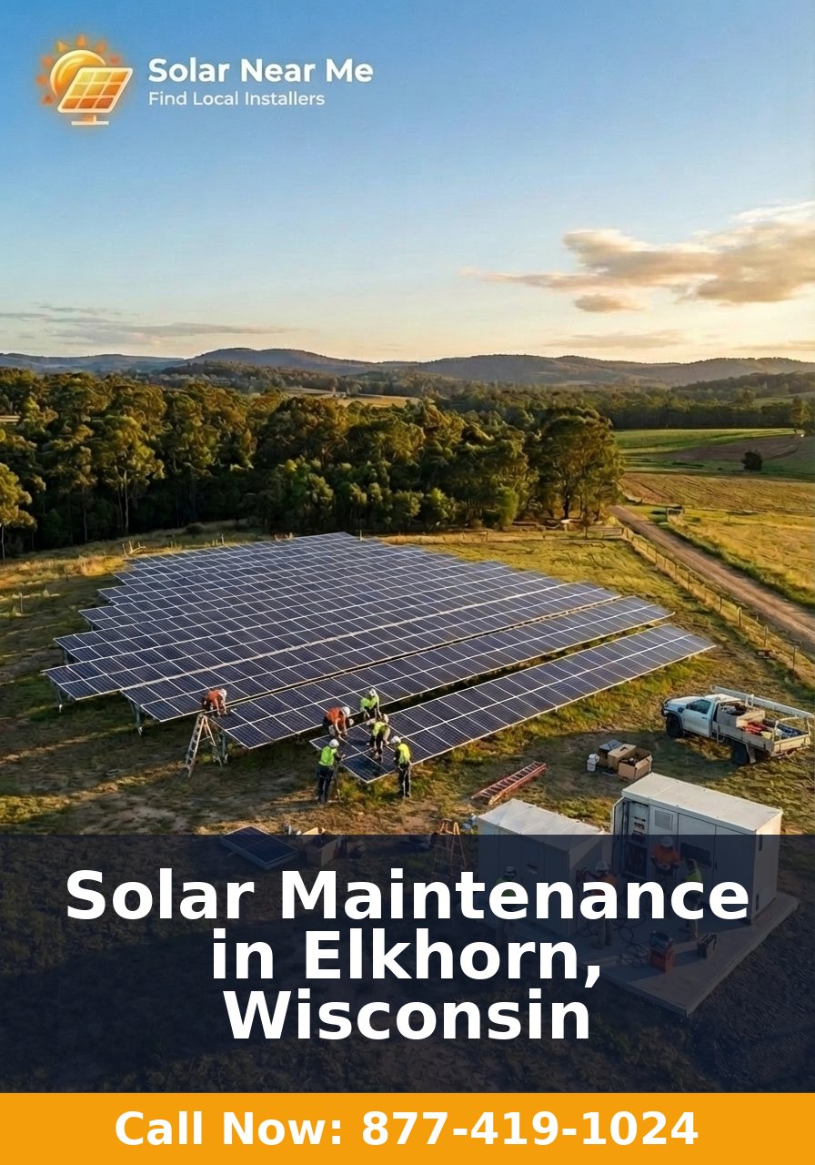 Solar Maintenance in Elkhorn, Wisconsin